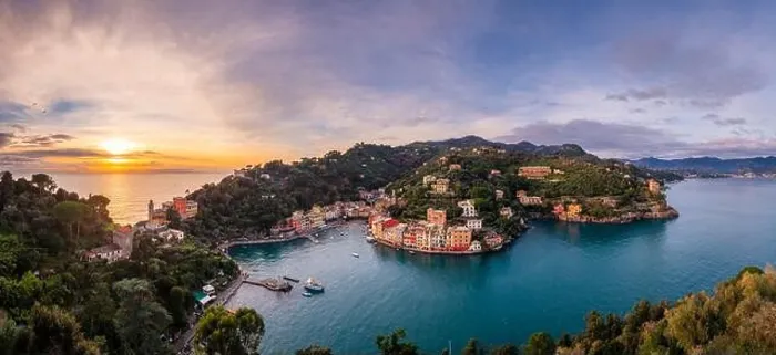 Framed Print : Portofino, Italy fishing village and commune in the Metropolitan City of Genova at dusk Framed Print : Portofino, Italy fishing village and commune in the Metropolitan City of Genova at dusk