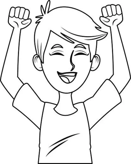 Framed Print : portrait happy boy student character person Framed Print : portrait happy boy student character person