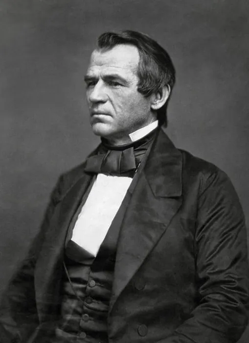 Framed Print : Portrait photo circa 1860 of Andrew Johnson (1808 - 1875) - the 17th US President (1865 - 1869) Framed Print : Portrait photo circa 1860 of Andrew Johnson (1808 - 1875) - the 17th US President (1865 - 1869)