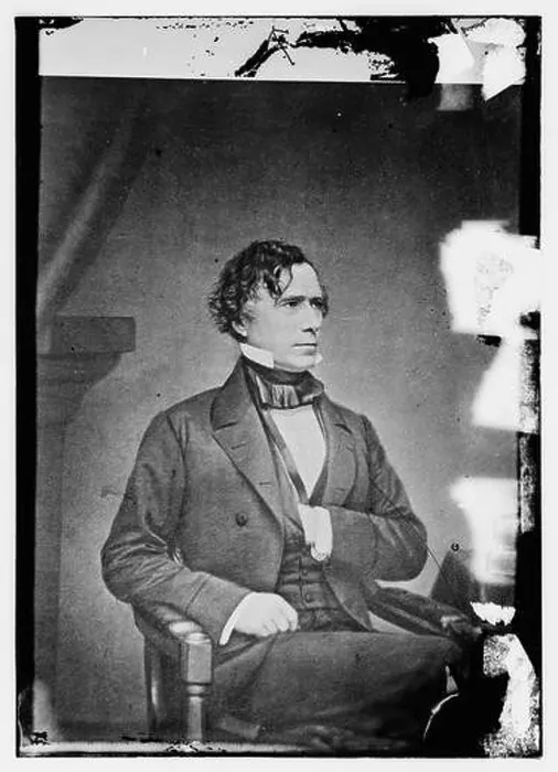 Framed Print : Portrait of President Franklin Pierce Framed Print : Portrait of President Franklin Pierce