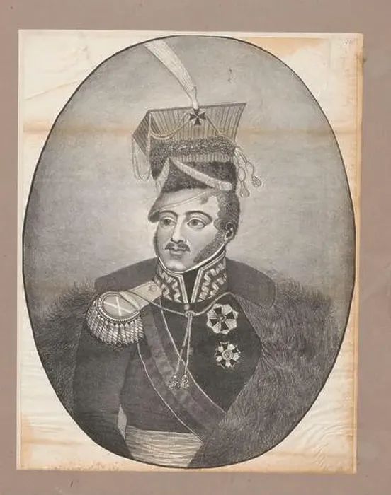Framed Print : Portrait of Prince Józef Poniatowski. unknown, graphic artist Framed Print : Portrait of Prince Józef Poniatowski. unknown, graphic artist