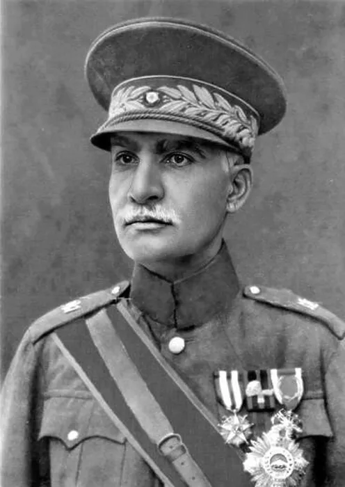 Framed Print : Portrait of the Shah of Iran, Reza Shah Pahlavi (1878-1944) c. 1931