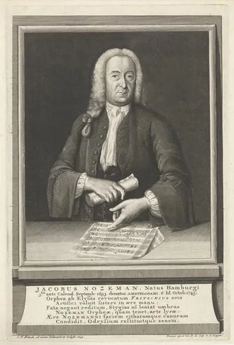Framed Print : Portret Van Jacobus Afterseman