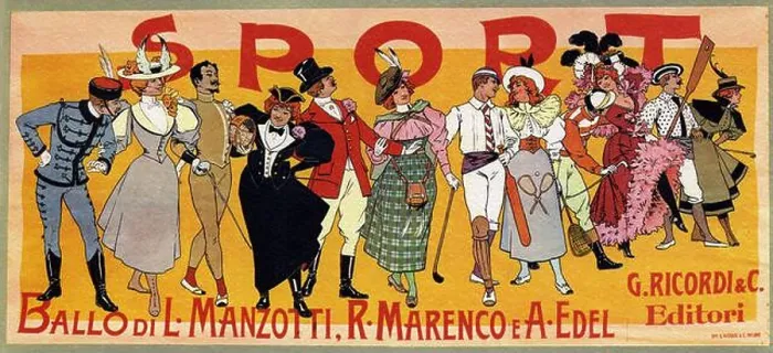 Framed Print : Poster for the ballet 'Sport' by Luigi Manzotti and Romualdo Marenco Framed Print : Poster for the ballet 'Sport' by Luigi Manzotti and Romualdo Marenco