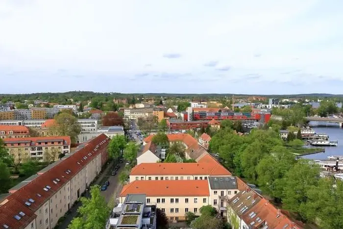 Framed Print : Potsdam, Brandenburg in Germany - April 13 2024: View over the City and surroundings to the west Framed Print : Potsdam, Brandenburg in Germany - April 13 2024: View over the City and surroundings to the west