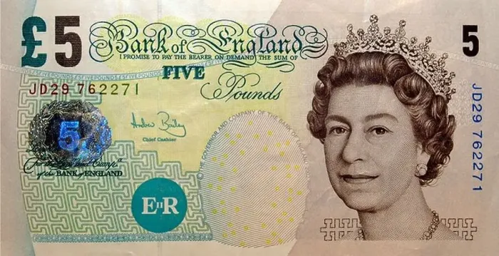 Framed Print : Five Pound English Bank Note Framed Print : Five Pound English Bank Note
