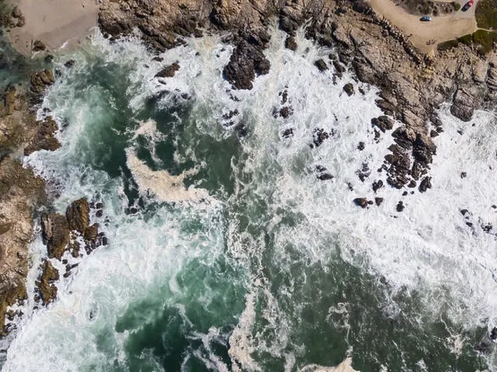 Framed Print : Powerful swells from the Pacific Ocean wash against the rocky coastline of the Monterey peninsula in California Framed Print : Powerful swells from the Pacific Ocean wash against the rocky coastline of the Monterey peninsula in California