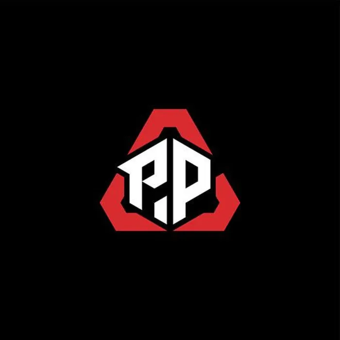 Framed Print : PP initial logo modern and futuristic concept for esport or gaming logo Framed Print : PP initial logo modern and futuristic concept for esport or gaming logo