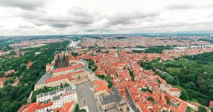 Framed Print : Prague Old Town with St Framed Print : Prague Old Town with St