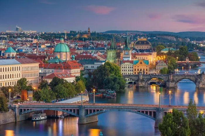 Framed Print : Prague Sunset. Image of Prague, capital city of Czech Republic and Charles Bridge, during sunset Framed Print : Prague Sunset. Image of Prague, capital city of Czech Republic and Charles Bridge, during sunset