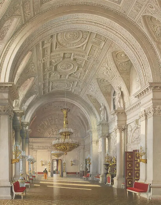 Framed Print : Premazzi's 1863 painting Winter Palace Whitehall depicts the architectural grandeur of the Winter Palace in St Framed Print : Premazzi's 1863 painting Winter Palace Whitehall depicts the architectural grandeur of the Winter Palace in St