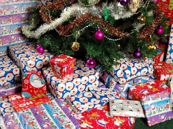 Framed Print : Presents under the Christmas tree Framed Print : Presents under the Christmas tree