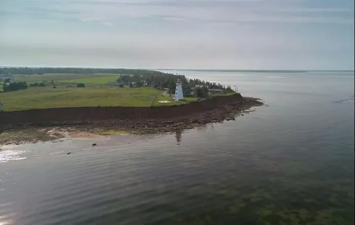 Framed Print : Prince Edward Island, aerial view Framed Print : Prince Edward Island, aerial view