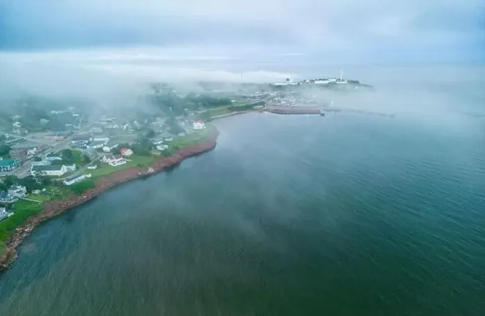 Framed Print : Prince Edward Island, aerial view Framed Print : Prince Edward Island, aerial view
