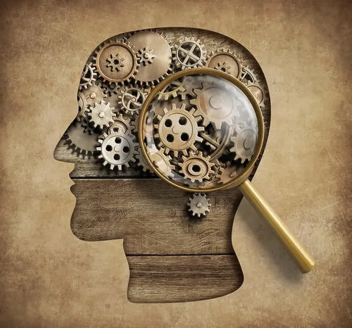 Framed Print : Psychology concept 3d illustration Framed Print : Psychology concept 3d illustration