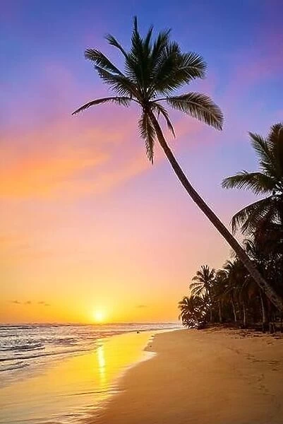 Punta Cana beach at sunrise, Dominican Republic, Caribbean