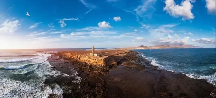 Framed Print : Punta de Jandia lighthouse from above Framed Print : Punta de Jandia lighthouse from above