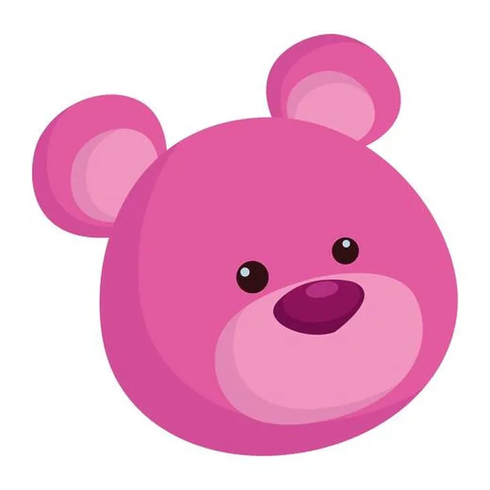 Framed Print : purple teddy bear cartoon symbol Framed Print : purple teddy bear cartoon symbol