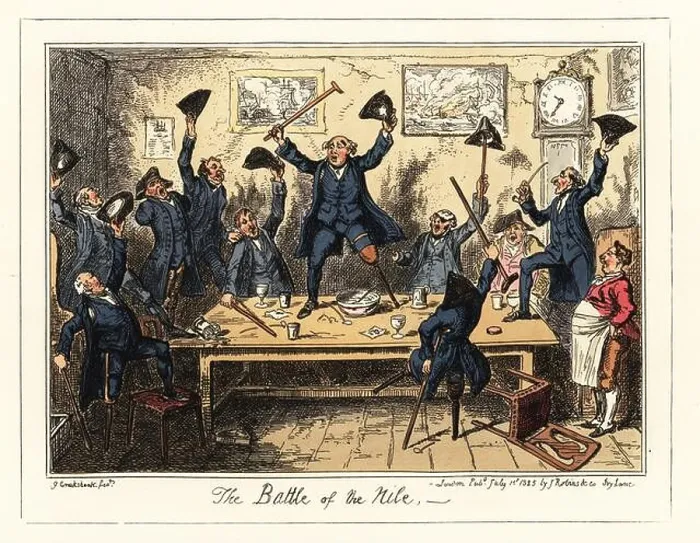 Framed Print : The Quidam Association of old Royal Navy sailors meeting in a pub Framed Print : The Quidam Association of old Royal Navy sailors meeting in a pub
