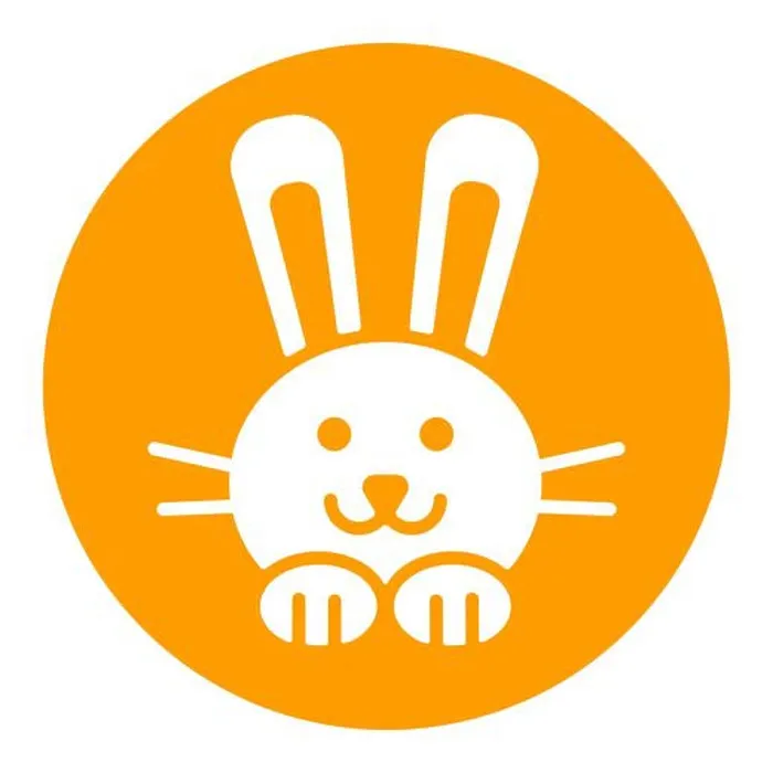 Framed Print : Rabbit vector icon. Pet animal sign