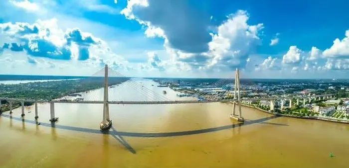 Framed Print : Rach Mieu bridge, Tien Giang, Vietnam Framed Print : Rach Mieu bridge, Tien Giang, Vietnam