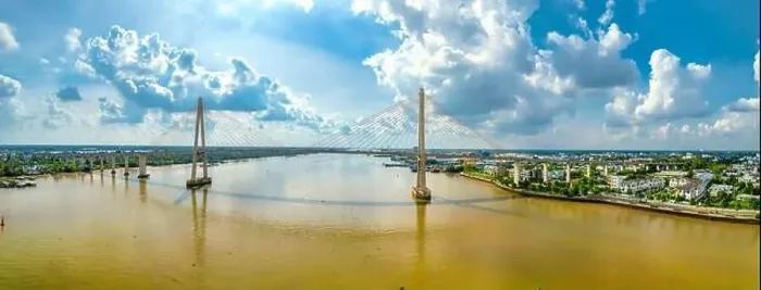 Framed Print : Rach Mieu bridge, Tien Giang, Vietnam Framed Print : Rach Mieu bridge, Tien Giang, Vietnam