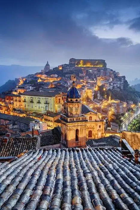 Framed Print : Ragusa Ibla, Sicily, Italy at dawn Framed Print : Ragusa Ibla, Sicily, Italy at dawn