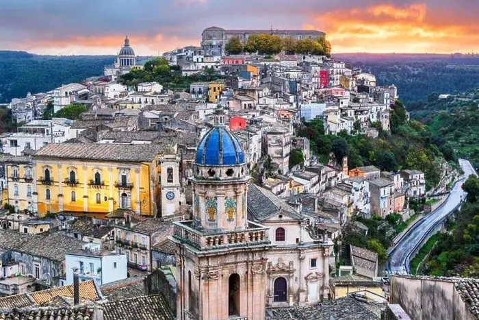 Framed Print : Ragusa Ibla, Sicily, Italy at dawn Framed Print : Ragusa Ibla, Sicily, Italy at dawn