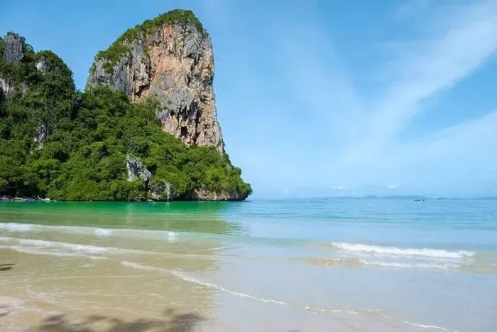 Framed Print : Railay Beach Krabi Thailand, the tropical beach of Railay Krabi Framed Print : Railay Beach Krabi Thailand, the tropical beach of Railay Krabi