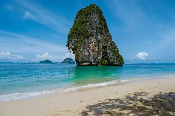 Framed Print : Railay Beach Krabi Thailand, the tropical beach of Railay Krabi Framed Print : Railay Beach Krabi Thailand, the tropical beach of Railay Krabi