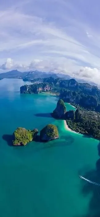 Framed Print : Railay beach Krabi Thailand, tropical beach of Railay Krabi