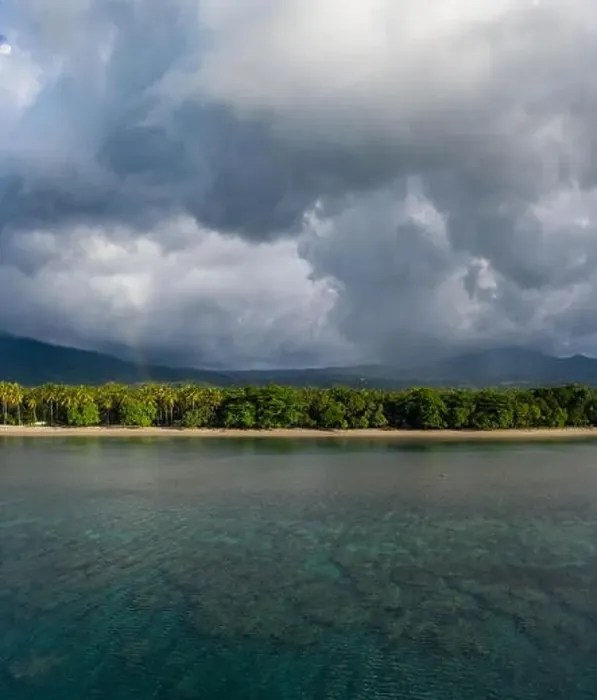 Framed Print : Rain clouds drift over the scenic Framed Print : Rain clouds drift over the scenic