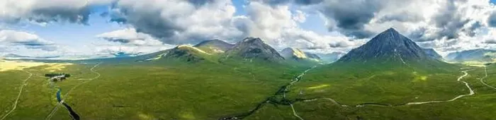 Framed Print : Rannoch Moor and Mountains around Buachaille Etive Mòr from a drone Framed Print : Rannoch Moor and Mountains around Buachaille Etive Mòr from a drone