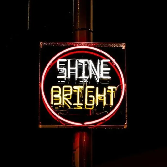 Framed Print : Raphael Daden's neon sign inspirational messages hosted on Lister Gate for Nottingham's Light Night 2022 Framed Print : Raphael Daden's neon sign inspirational messages hosted on Lister Gate for Nottingham's Light Night 2022