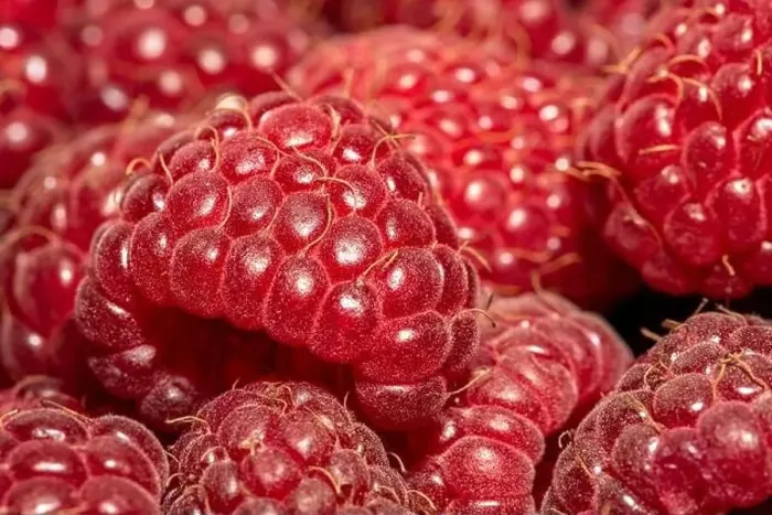 Framed Print : Raspberry close-up photo, macro focus bracketing, pink-red, hairs, raspberry background, raspberry fruit food Framed Print : Raspberry close-up photo, macro focus bracketing, pink-red, hairs, raspberry background, raspberry fruit food