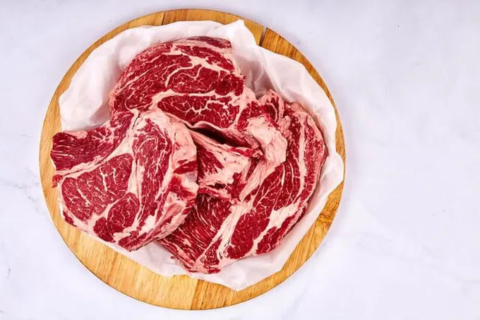 Framed Print : Raw steak meat flatlay Framed Print : Raw steak meat flatlay