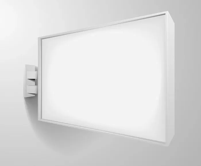 Framed Print : rectangular white signage Framed Print : rectangular white signage