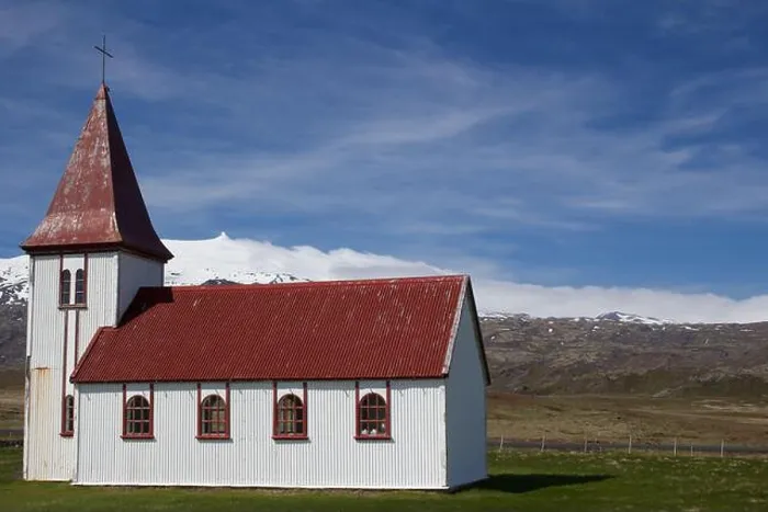 Framed Print : Red-roofed church in the ancient fishing village of Hellnar, situated on the Snæfellsnes peninsula, Iceland Framed Print : Red-roofed church in the ancient fishing village of Hellnar, situated on the Snæfellsnes peninsula, Iceland