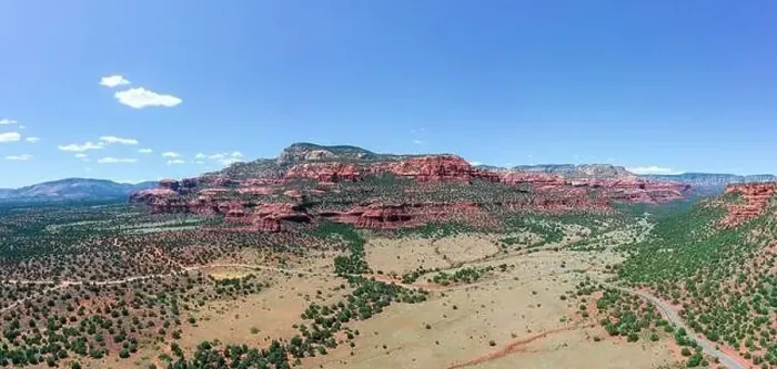 Framed Print : A Red Sedona Canyon captured from an Aerial Drone at an altitude of 40 meters Framed Print : A Red Sedona Canyon captured from an Aerial Drone at an altitude of 40 meters