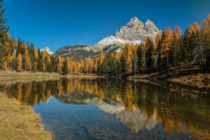 Framed Print : Reflections in Lake Antorno, Misurina, Auronzo di Cadore, Italy, Europe Framed Print : Reflections in Lake Antorno, Misurina, Auronzo di Cadore, Italy, Europe