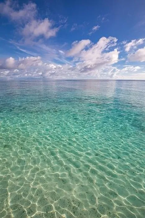 Framed Print : Relaxing seascape with wide horizon of the sky and the sea. Tropical ocean view, calm, tranquil lagoon, shallow water, horizon. Inspire nature Framed Print : Relaxing seascape with wide horizon of the sky and the sea. Tropical ocean view, calm, tranquil lagoon, shallow water, horizon. Inspire nature