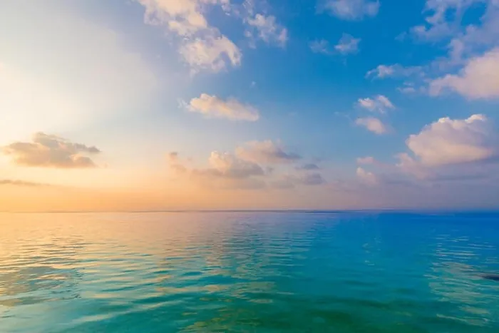 Framed Print : Relaxing seascape with wide horizon of the sky and the sea. Inspirational seascape and tranquil nature sea view Framed Print : Relaxing seascape with wide horizon of the sky and the sea. Inspirational seascape and tranquil nature sea view