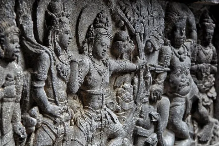 Framed Print : Relief in Candi Prambanan, Prambanan Temple, Yogyakarta, Central Java Indonesia Framed Print : Relief in Candi Prambanan, Prambanan Temple, Yogyakarta, Central Java Indonesia
