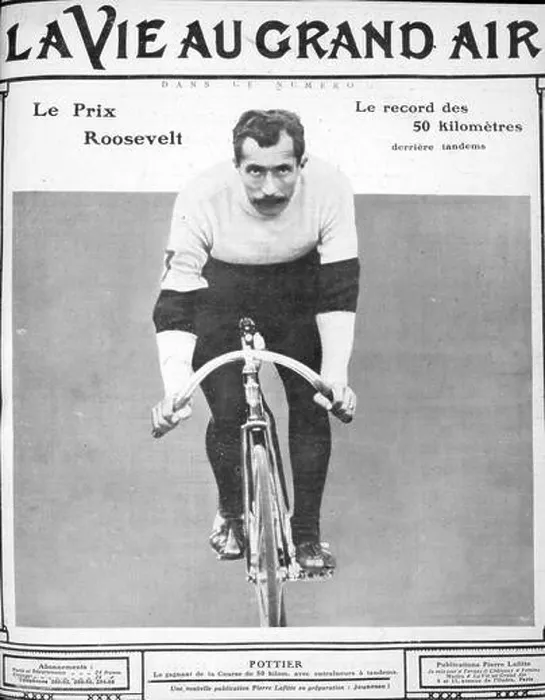 Framed Print : Rene Pottier (1879 - 1907); French racing cyclist. Pottier won Bordeaux-Paris in 1903 before turning professional Framed Print : Rene Pottier (1879 - 1907); French racing cyclist. Pottier won Bordeaux-Paris in 1903 before turning professional