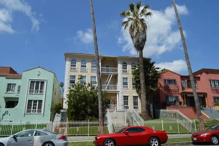 Framed Print : Renovated Hollywood Studio Housing in Los Angeles on New Hampshire Blvd, Site of Old Hollywood Framed Print : Renovated Hollywood Studio Housing in Los Angeles on New Hampshire Blvd, Site of Old Hollywood
