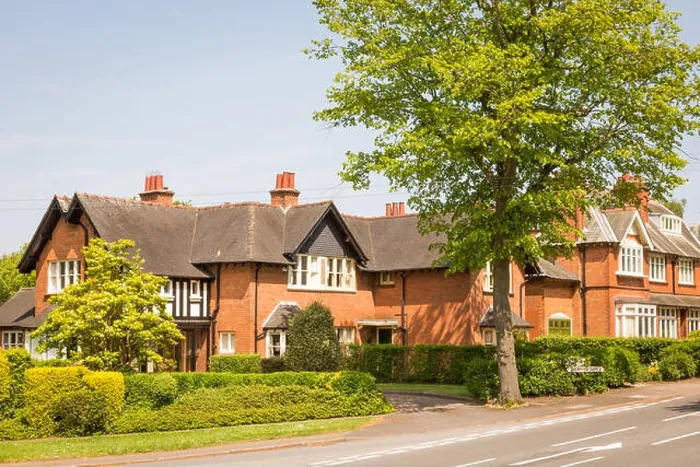 Framed Print : Residential property in Bournville village, Birmingham UK