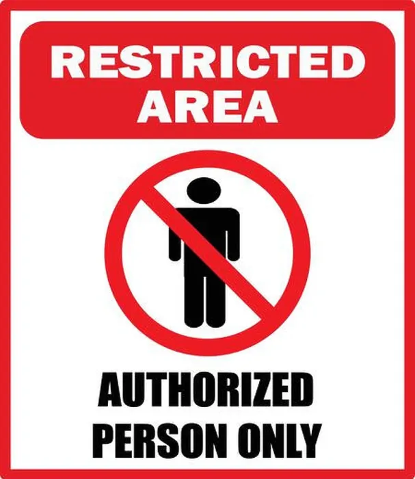 Framed Print : Restricted Area, No Allowed without Permission, No Entry Framed Print : Restricted Area, No Allowed without Permission, No Entry