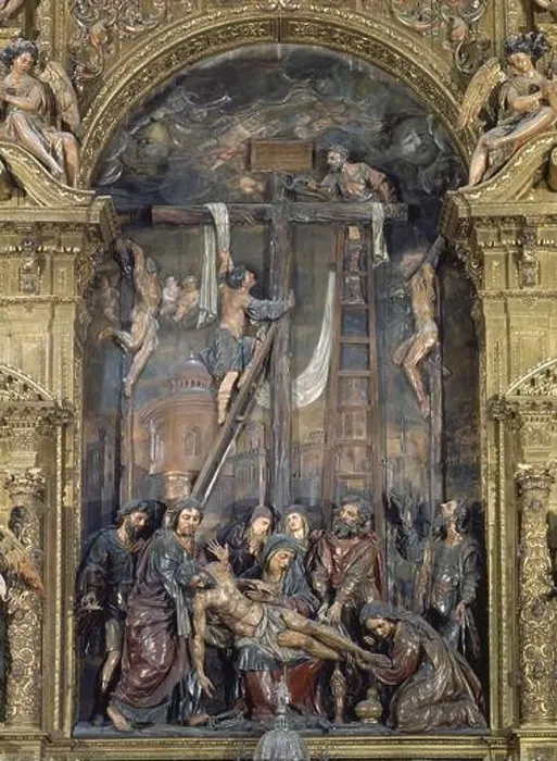 Framed Print : RETABLO DE LA PIEDAD - 1666 - BARROCO ESPAÑOL Framed Print : RETABLO DE LA PIEDAD - 1666 - BARROCO ESPAÑOL