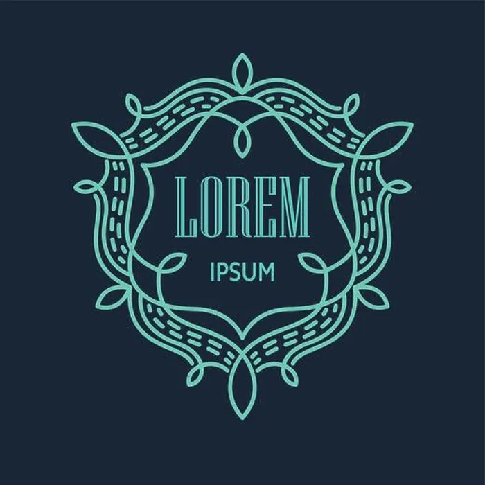 Framed Print : Retro Monogram Logos. Vintage Vector Concepts. EPS 10 Framed Print : Retro Monogram Logos. Vintage Vector Concepts. EPS 10