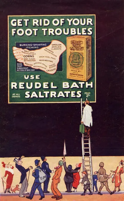 Framed Print : Reudel Bath Saltrates, 1910s Framed Print : Reudel Bath Saltrates, 1910s
